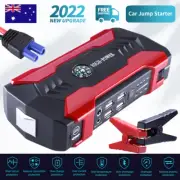 Safe! Lithium Jump Starter Power Bank Charge 12V Emergency Car Battery Booster