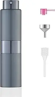 20 ml Perfume Atomiser Refillable Empty Travel Perfume Atomiser for Men and Women Travel Atomiser Bottle for Travel (Grey)