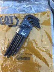 Caterpillar Tools USA Cat By Snapon Hex Key Set Metric Ball End 1.5mm-10mm 9pcs