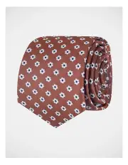 [Blaq] Flower Poly Tie Pink