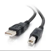 USB 2.0 Printer Type Cable - A-Male to B-Male - 6 Feet (2 Meters), Black