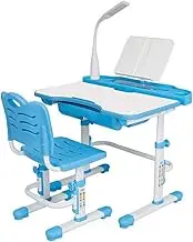 Multi-Function Lights with Tables and Chairs for Children Learn Desk School Chair Student Desks and Chairs Can Be Adjusted LED Dress School Counters for Students