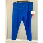 Beyond Yoga NWT Plus Spacedye Caught in Midi 3X High Waist Blue Leggings