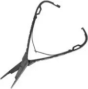Rapala REOF6 EZ Open Spring Loaded Forceps Serrated Jaws Fishing Line Scissors