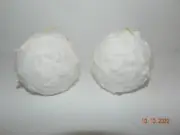 PartyLite Snowball Set Of 3-2” Ball Candles Iced Snowberries NO BOX