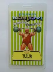 Bon Jovi Backstage Pass Original 1993 It Ain't Over Til The Fat Lady Sings Tour