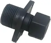 Ice Maker Parts Plastic Drain Plug Adapter 3/4" Male to 20mm with Cap and Seal Ring