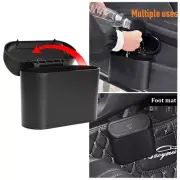 Car Plastic Trash Can Storage Pocket Garbage Bin Bag Auto Interior Accessories (for: Mitsubishi)
