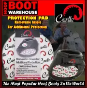Cavallo Hoof Boots Protection Pads (Pair) Removable Insole For Extra Protection