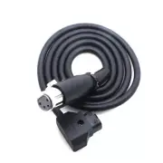 1M D-TAP P-TAP B Type to 4 Pin Female XLR Power Cable Adapter For LCD Monitor