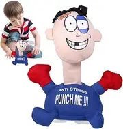Electric Anti-Stress Punch Me Plush with Screaming Sound, Me Rag Doll, Anti-Stress Punch Me Dolls for Stress and Anger Relief, Anger Management Toys for Children and Adults