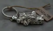 NWT UNO de 50 Silver 2.5" Crocodile "Aniceto" Keychain