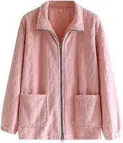 [ChangNanJun] Autumn Winter Notched Collar Long Sleeve Sleepwear Tops
