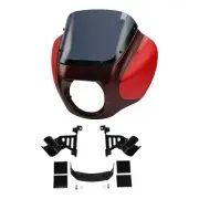 Fairing Windshield & Bracket For Harley Softail FXBB FXLR 2018-Up 19 Wicked Red