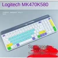 在飛比找蝦皮購物優惠-適用Logitech羅技mk470鍵盤膜無線鍵鼠套裝k580