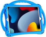 TopEsct Kids Case for iPad 10.2 8th Gen (2020)/7th Gen (2019), Shockproof Handle Stand Case Compatible with iPad 7th/8th Gen 10.2/iPad Air 3rd 10.5/ iPad Pro 10.5 (Blue)