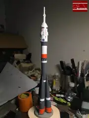 1:200 Scale Russian Soyuz Carry Rocket Model Finished Painted Handmade