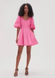 Aje Whimsical V-neck mini dress