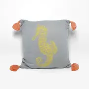 Rayell Kids Cushion Seahorse Sky Blue 45x45cm Home Decor