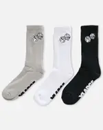 [X-LARGE] X-large Xl Dice Crew Socks 3 Pack Black - Size ONE ONE Black