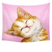 Lovely Smile on Adorable Ginger Kitten Tapestry