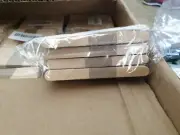 2000 Wooden Craft Sticks Paddle Pop Popsicle Coffee Stirrers Ice Cream Stick
