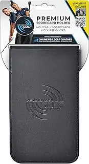 ME AND MY GOLF Premium Scorecard Holder and Stat Sheet with Unlimited Printable Sheets - Includes Instructional Training Videos