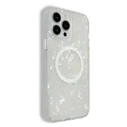 PVC+Soft TPU Phone Case for iPhone 15 Pro Shell Texture Glitter IMD Shockproof Cover Compatible