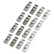 20 Pcs Metal Double Hole Bell Buckle Cord Locks Buckles Replacement
