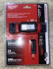 Milwaukee 2116-21 USB Rechargeable 360 Degree Visibility Hard Hat Headlamp