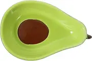 Ciieeo Avocado Shaped Ceramic Bowl Fun and Functional Fruit Serving Dish for Snacks Desserts and Appetizers Compact for for Parties and Outdoor Activities