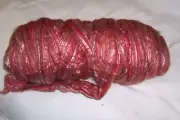 80/20 Merino/Silk Blended Wool Roving Pomegranate 4 oz