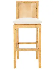 Safavieh Tojo Cane Bar Stool with Cushion