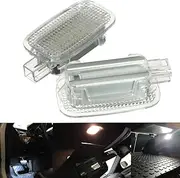 PolarLander 2PCS LED Courtesy Door Footwell Luggage Trunk Vanity Mirror Glove Box Light Compatible for Benz W204 W216 W212 C207 X204 GLK W221 R230