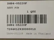 DG94-05220F Samsung Range Assypcb Eeprom