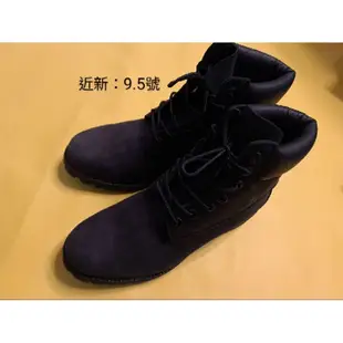 二手鞋 近新 工裝靴 基本款 黃靴 黑色 磨砂皮 防水 Timberland 美國 真皮 正品 真品