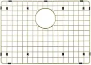 Starstar Sinks Protector Matte Gold 304 Stainless Steel Kitchen Sink Bottom Grid, Rack (21 L x 16 W)