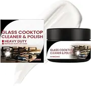 Glass Top Stove Cleaner | Countertops Polish Cleaner - Long -Lasting Heavy-Duty Degreaser, Non-scratch Cleaning Tool for Removing Stubborn Scorch Stains Oil Film Scale