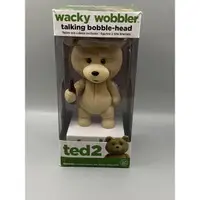 在飛比找蝦皮購物優惠-日本帶回 wacky wobbler Ted2 電動講話熊麻