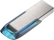 SanDisk 128GB Ultra Flair USB 3.0 Flash Drive, up to 150mb/s Read speeds, Tropical Blue