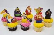 Snow White and the Seven Dwarfs Birthday Cake Toppers with Snow White BRAND NEW