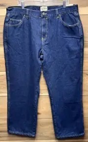 Red Head Brand Co. Jeans Men's 40 X 30 Cotton Fleece Lined Straight Leg Zip Fly