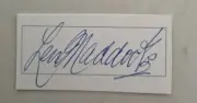 LEN MADDOCKS AUSTRALIA CRICKET SIGNED IN PERSON INDEX CARD BUY GENUINE TEST