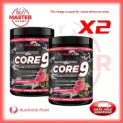 2 X Faction Labs Core 9 EAA - Recovery, Hydration & Muscle Support Formula