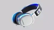 SteelSeries 61467 Arctis 7P Gaming Headset White / Blue PS5 Compatible