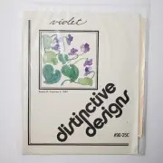 Distinctive Designs Violet Applique 12"x12" Quilt Block Pattern Susan R. DuLaney