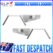 Pair 780mm Double Tapered Under Tray Ute Tool Box and Mud Guards AU