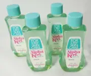 ALPHA KERI Bath Oil 2 Fl Oz Travel Size 4 Bottles For Dry Skin Care 4" Tall
