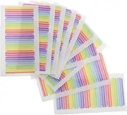 HONMEET 10pcs Wig Patch Double Sided Tape Strip Tape Parts Handles Anti-scalding Accessories Multifunctional Wrench Hair Rollers General Accessories Professional Wrench Extension Tape Pu