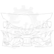 Stone Guard Paint Protection Film Clear Bra PPF For Toyota GR Supra 20-21 H-F